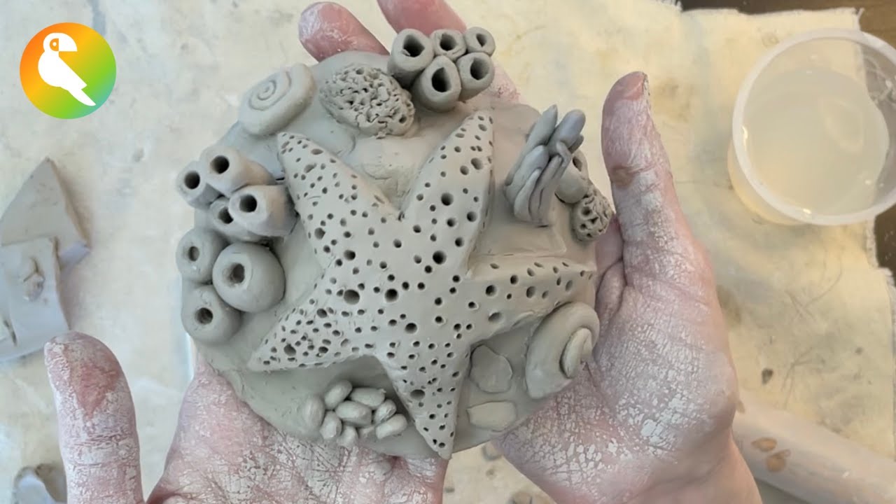 Создаём волшебный коралловый риф из глины | Для детей и учителей