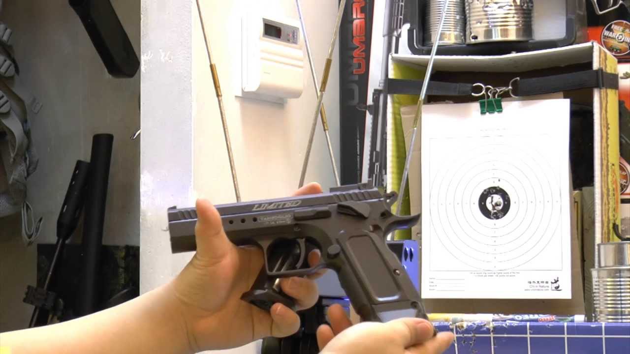 Tanfoglio Limited Custom 4.5mm Co2 Airgun Chronograph Test - True FPS
