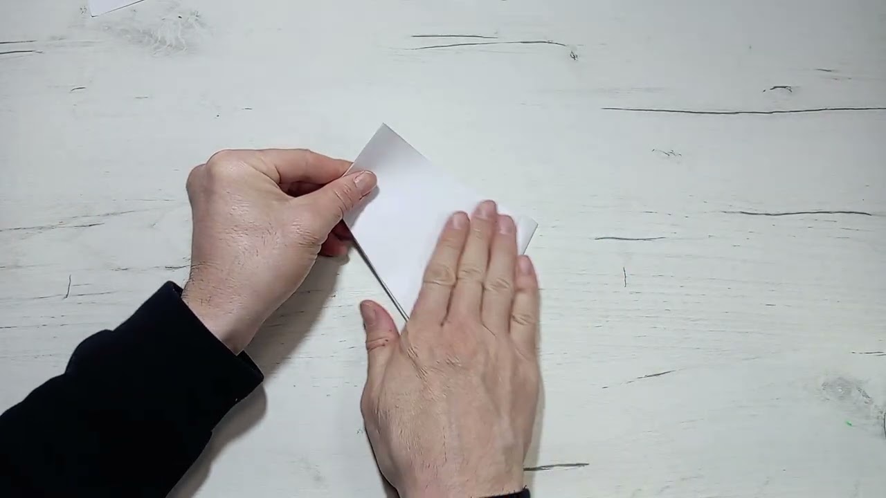 How to make a paper airplane 