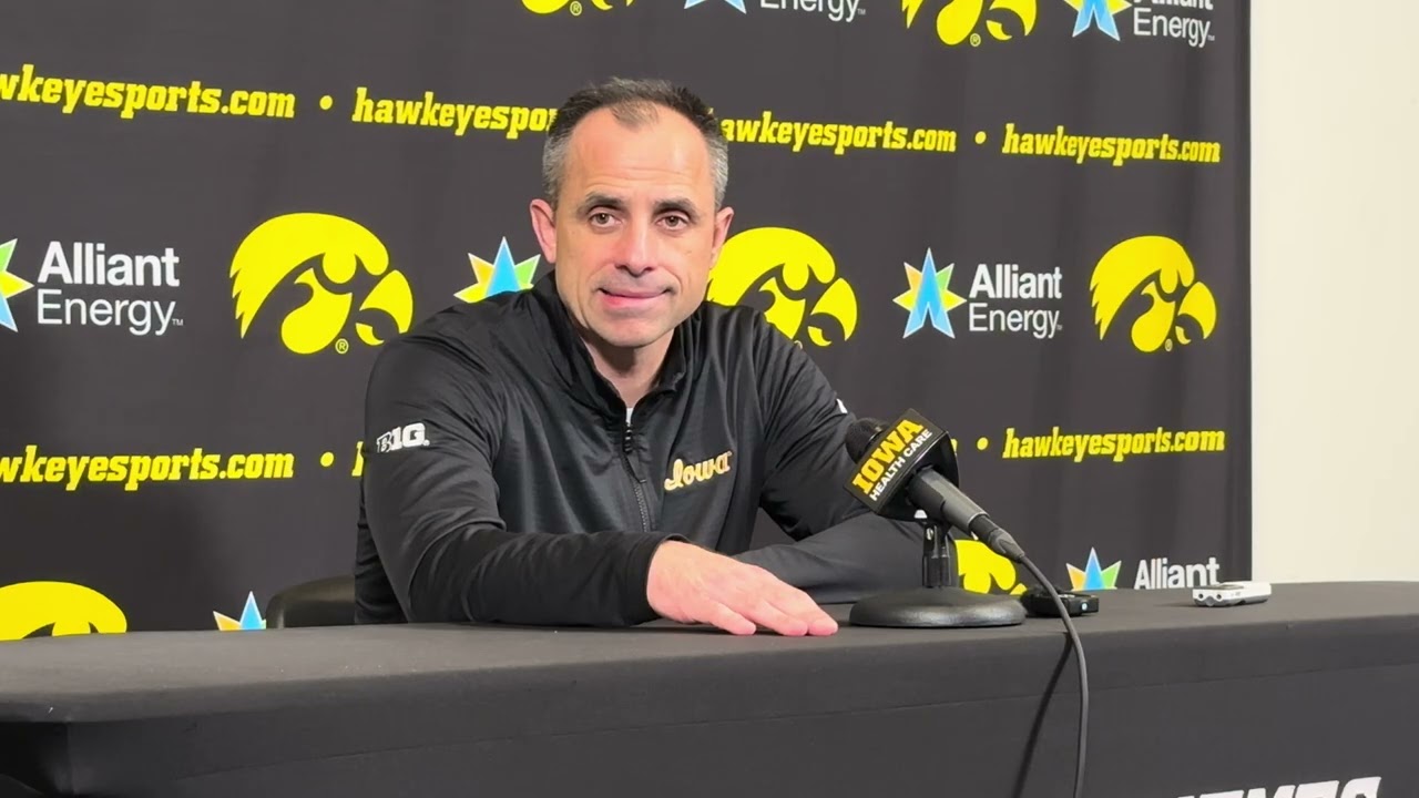 Iowa Basketball: Ben McCollum Following The Hawkeyes' 68-62 Win Over Rutgers