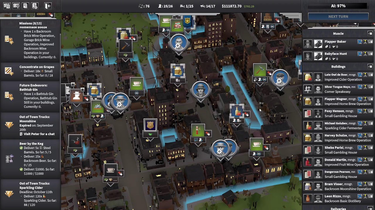 #1220 【City of Gangsters】Full on War across the Railroad!! 對面敢過來就是死| Detroit EP4