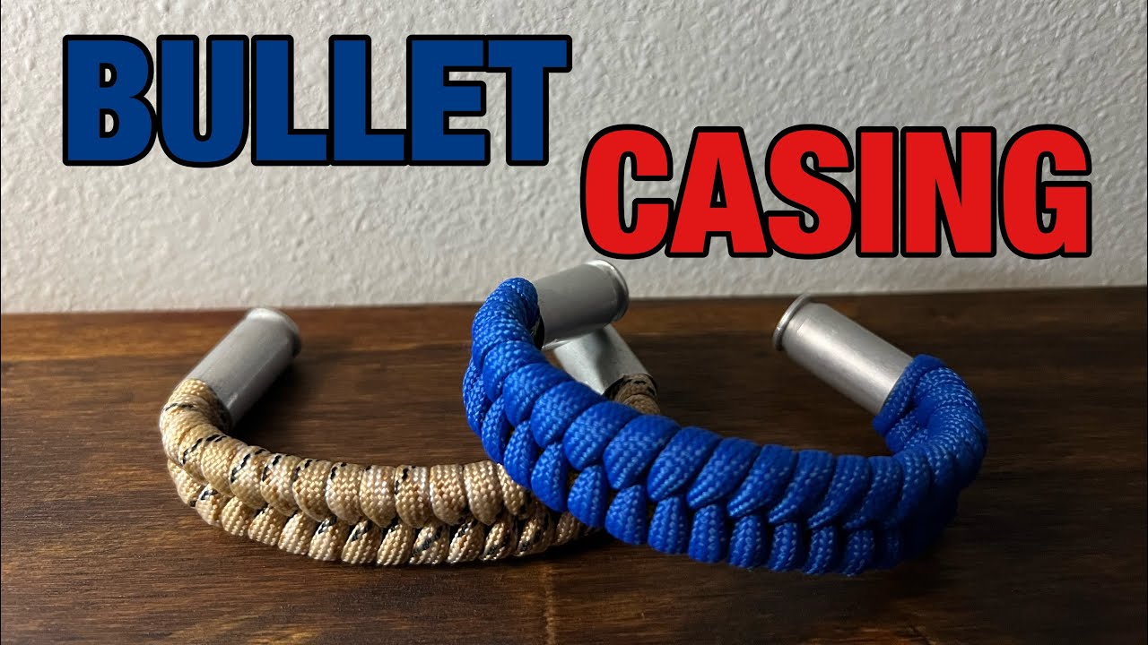 HOW TO: Bullet Casing Paracord Bracelet...Tutorial