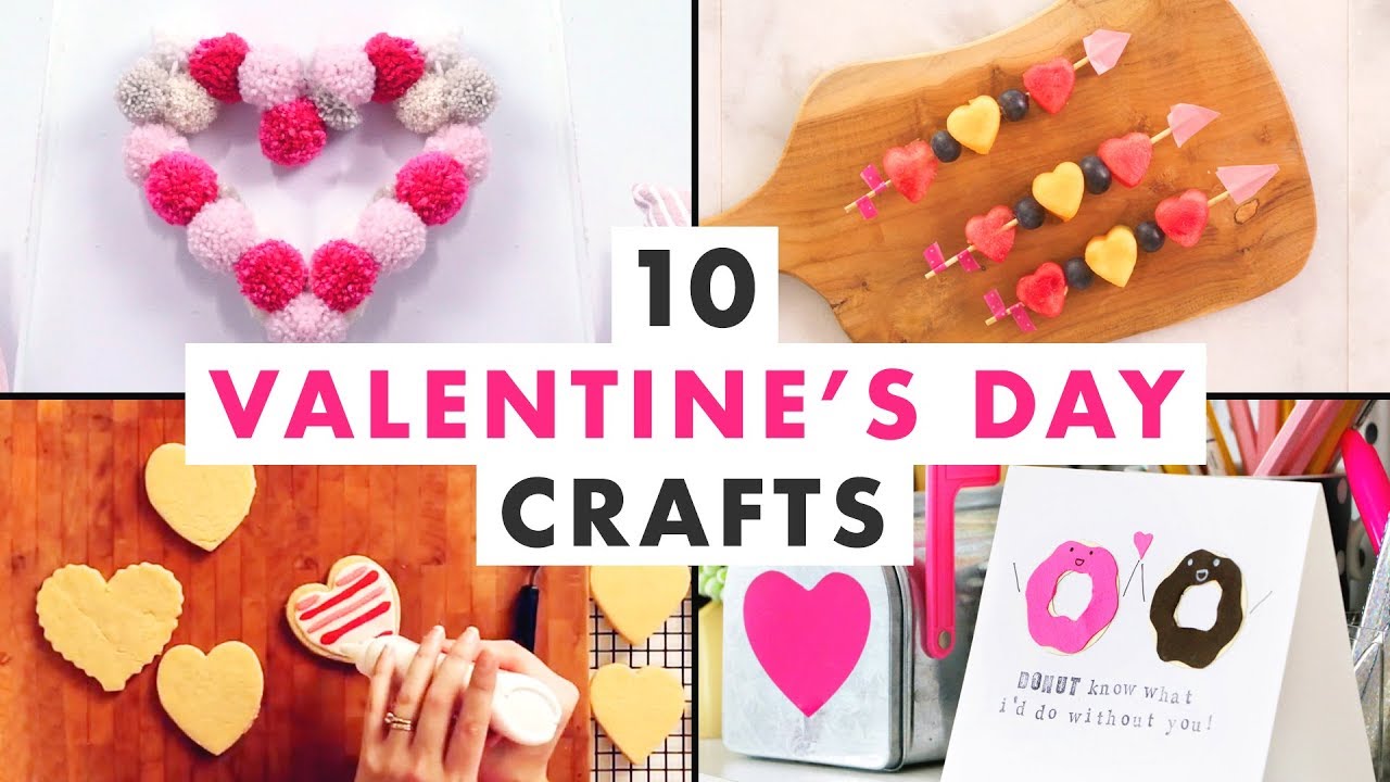 10 Valentine's Day DIYs | DIY Valentine Gifts