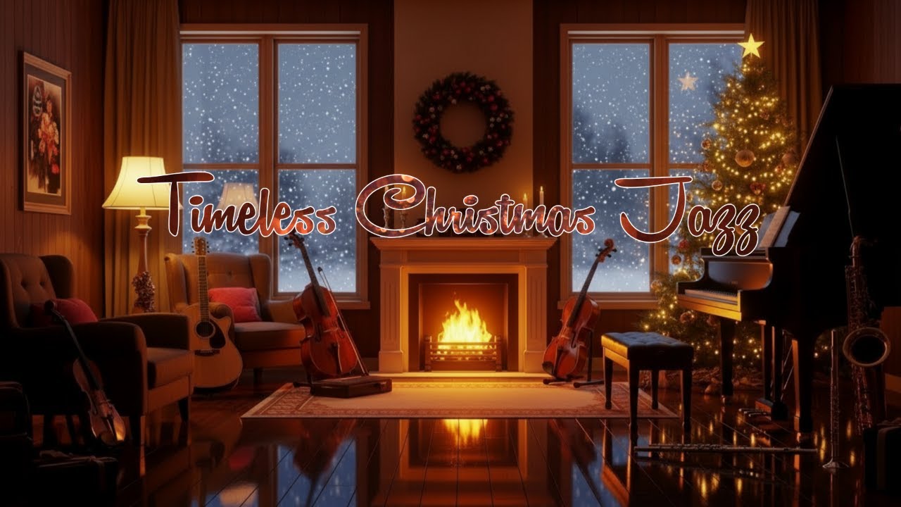 Timeless Christmas Jazz Atmosphere – Cozy Fireside Swing for a Peaceful Winter Evening