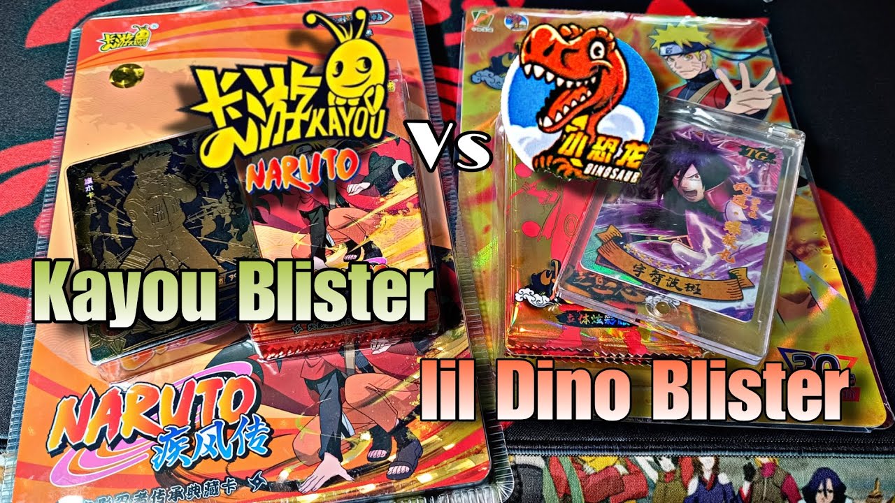 Naruto Kayou Blister🍥 Vs Lil Dino Blister🦖/ comparison