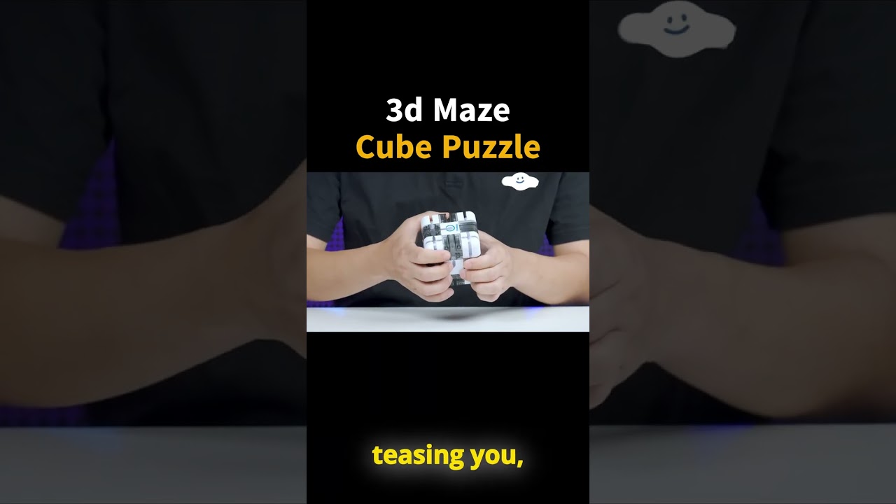 3D Maze Cube Puzzle 🔥 Can You Solve It?