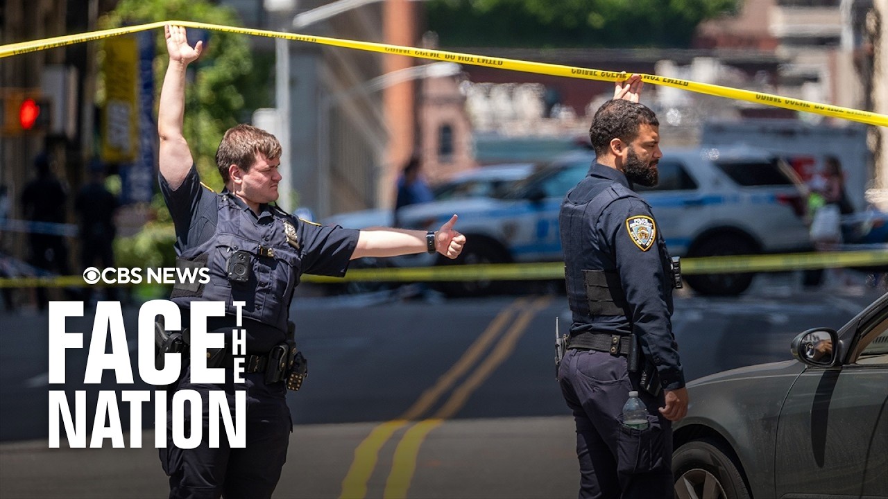 Officials take questions on suspect after explosion outside NYC federal building | full video