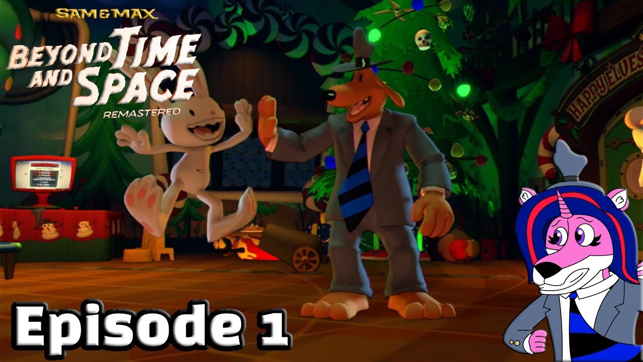 Sam & Max Beyond Time and Space Remastered NS Let's Play Episode 1 - Ice Station Santa
