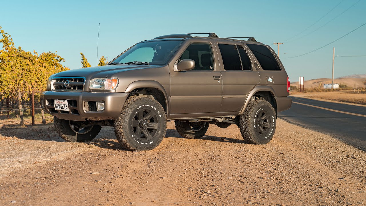 Подъем Nissan Pathfinder 2002 года | Амортизаторы KYB Excel-G + пружины AC, пружины Landrover Def...