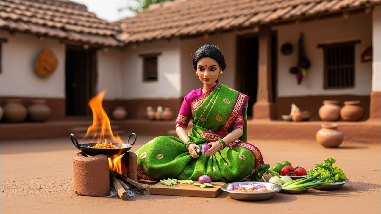 Mini kitchen vlog🥦🌿 Cooking#VillageLife#vlog