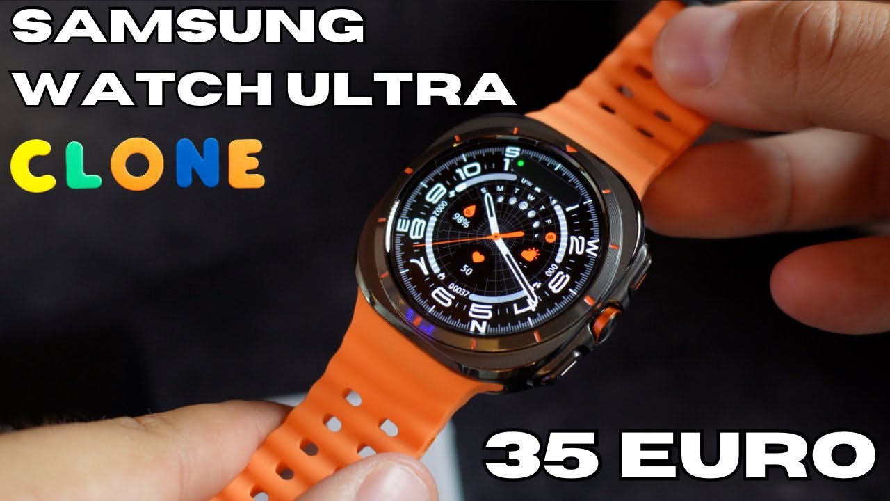 ECCO IL CLONE del GALAXY WATCH ULTRA... E' pazzesco e COSTA POCO
