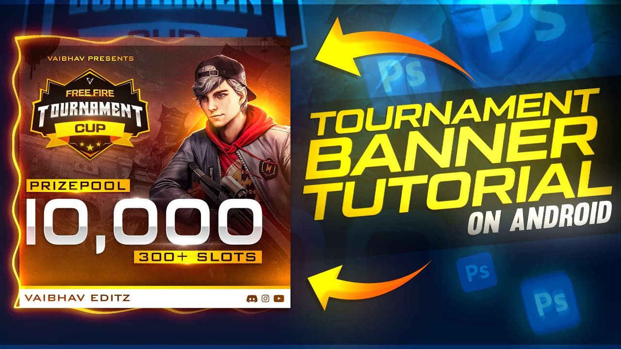 Make the BEST BGMI/Free Fire Tournament Posters on ANDROID (Free Download)