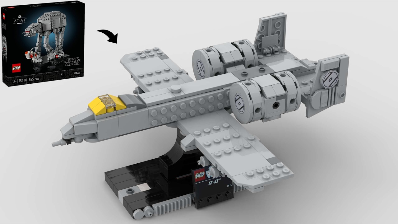 LEGO Fairchild Republic A-10 Thunderbolt II – Alternate Build of 75440 AT-AT