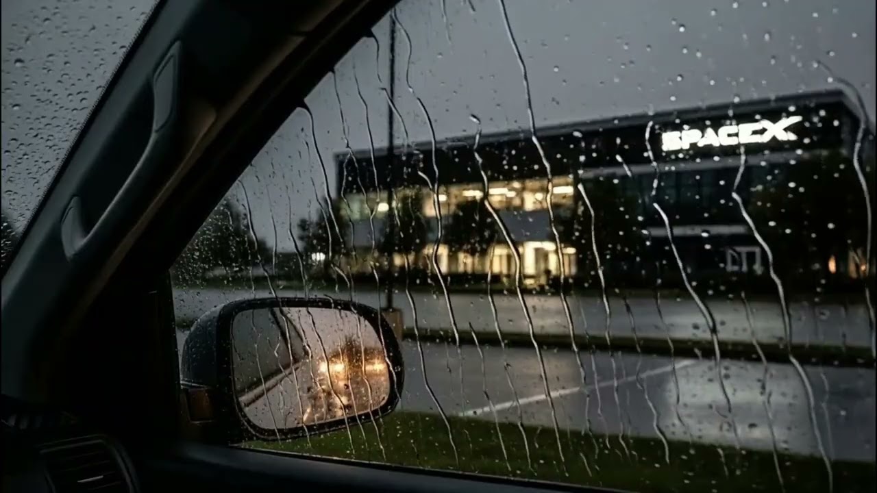 Relaxing Heavy Rain Sound Inside Car for Sleep - Deep Sleep within 5 Minutes in the Rainy Night