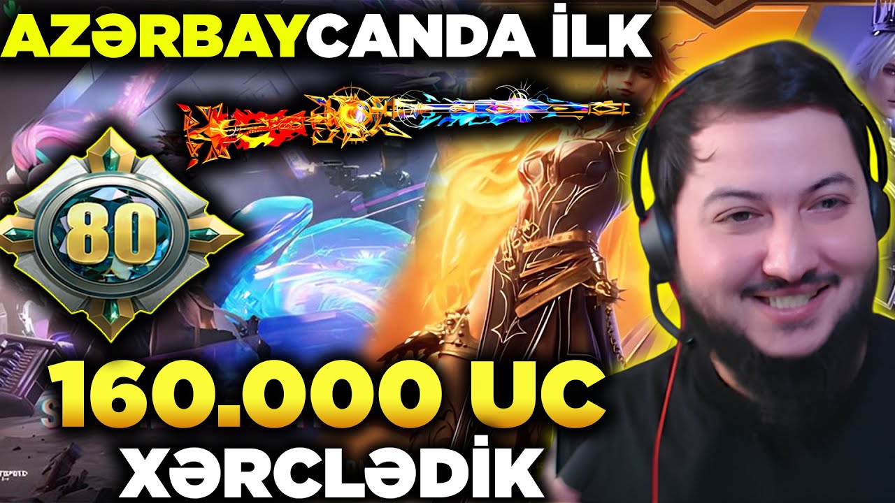 160.000 UC YÜKLƏDİK 😨 ! OYUNDAKI HƏRŞEYİ ALIB 80 KOLLEKSİYON OLDUQ 😍 ! PUBG MOBİLE ...
