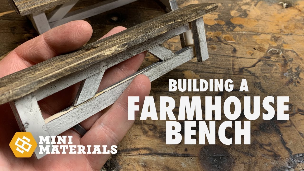 Building a Miniature Farmhouse Bench
