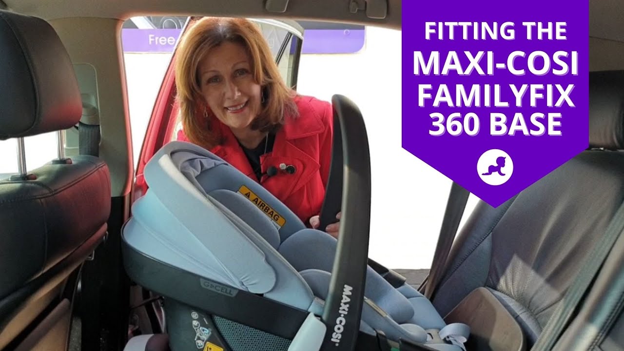 Как установить базу Maxi-Cosi FamilyFix 360 (для Pebble 360, Pearl 360 и Coral 360) — Baby Lady