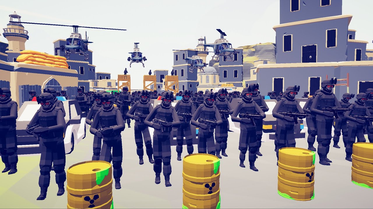 CAN 200x SWAT KILL CARTEL BOSS? - Totally Accurate Battle Simulator TABS