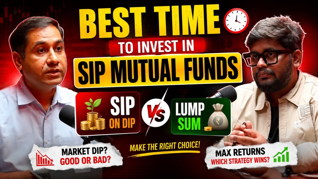 Best Time to Invest in SIP Mutual Funds? | SIP on DIP vs Lump Sum Explained | Gajendra Kothari 🔥