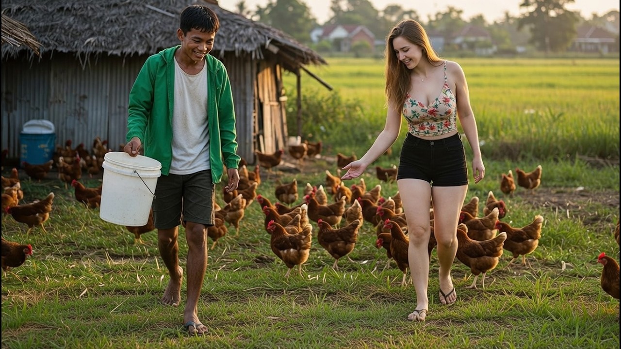 ហេតុអ្វីបានជានារីអឺរ៉ុបដ៏ស្រស់ស្អាតម្នាក់ សម័គ្រចិត្តមករស់នៅជនបទជាមួយកសិករម្នាក់នេះ?