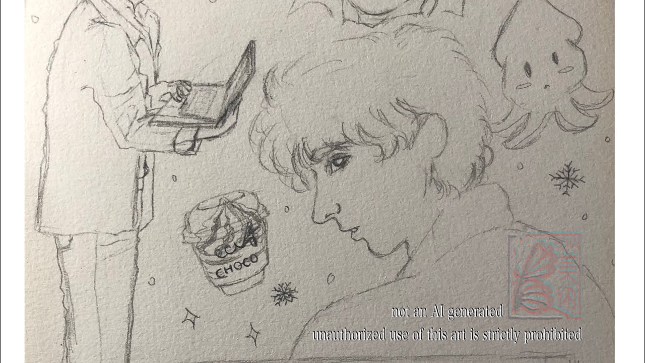 Rain Sound and Sketch for Relaxation