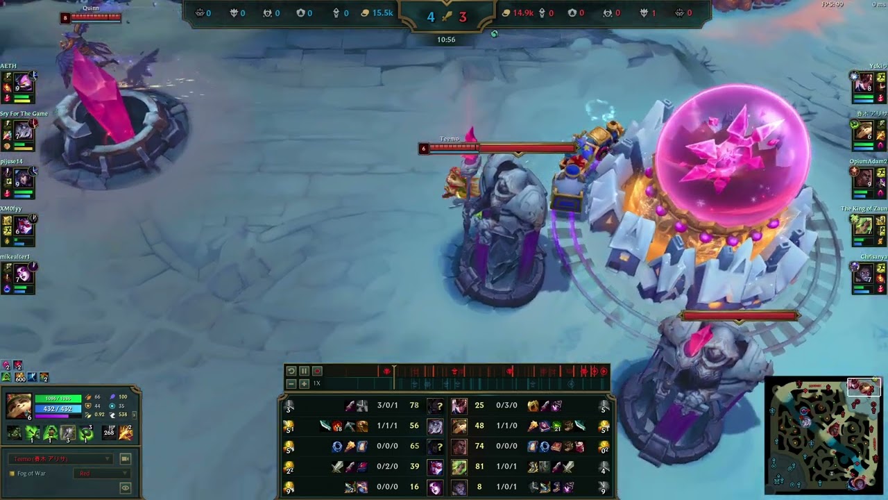 League of Legends - Teemo - A hard game (Normal draft)