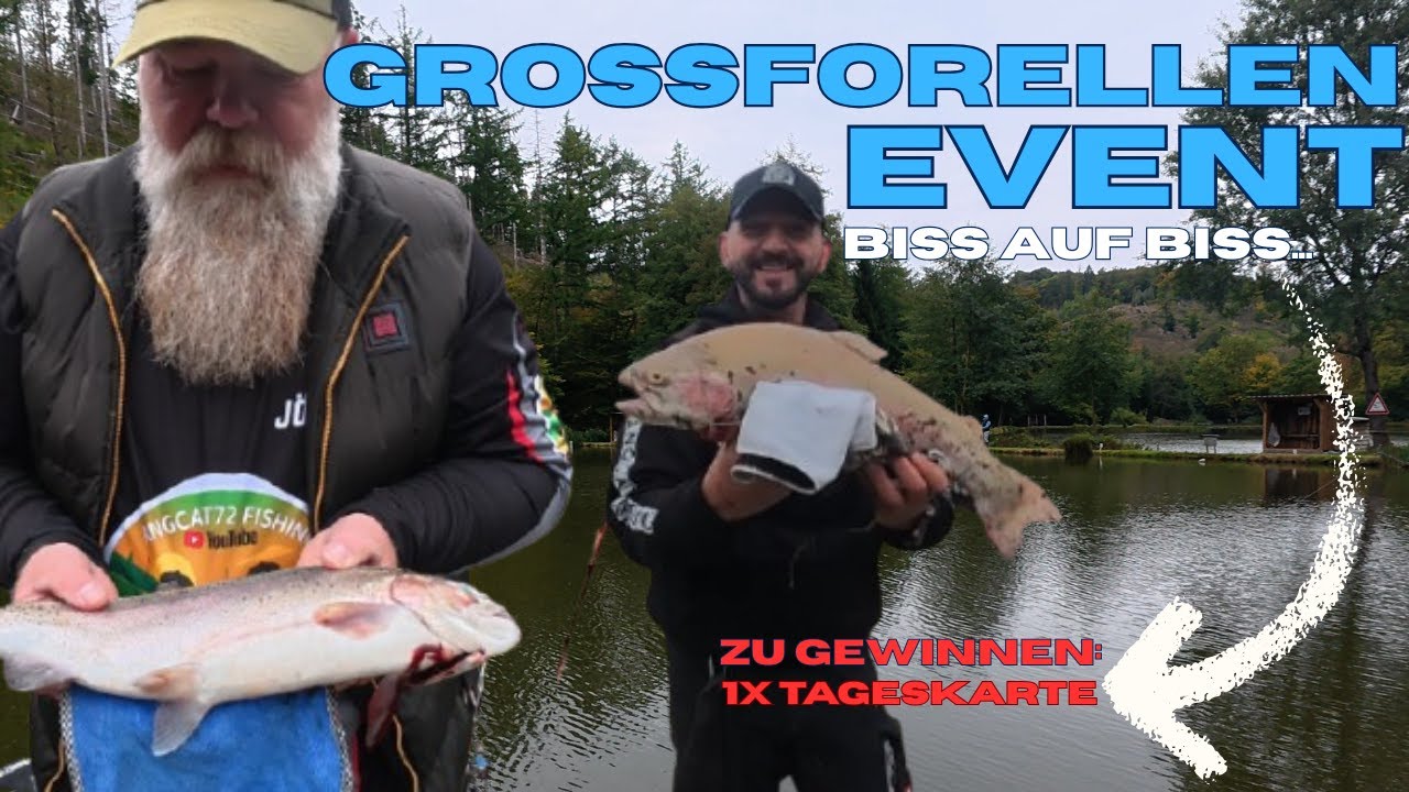 🎣 Gro&szlig;forellen-Event 2025 - Spannung, Drills und dicke F&auml;nge 🐟😁