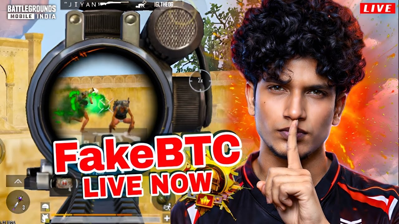 FAKEBTC IS BACK | BGMI LIVE #bgmi #shortslive #explore #shortsfeed