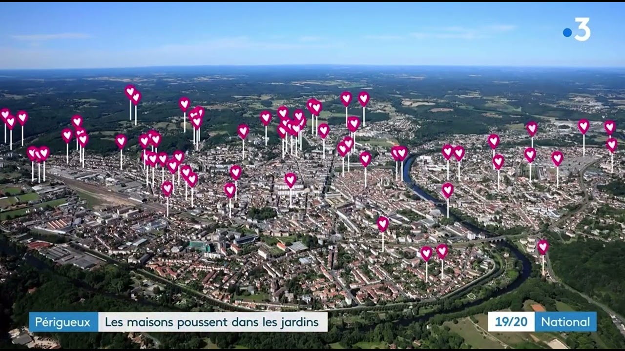 Collaboration reportage drone Périgueux pour France 3.