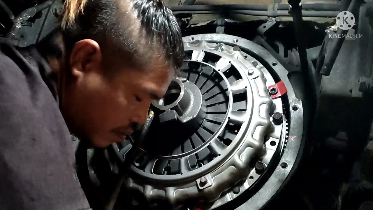Baba Transmission Giga 6wf1, Palit flywheel, clutch lining and pressure plate