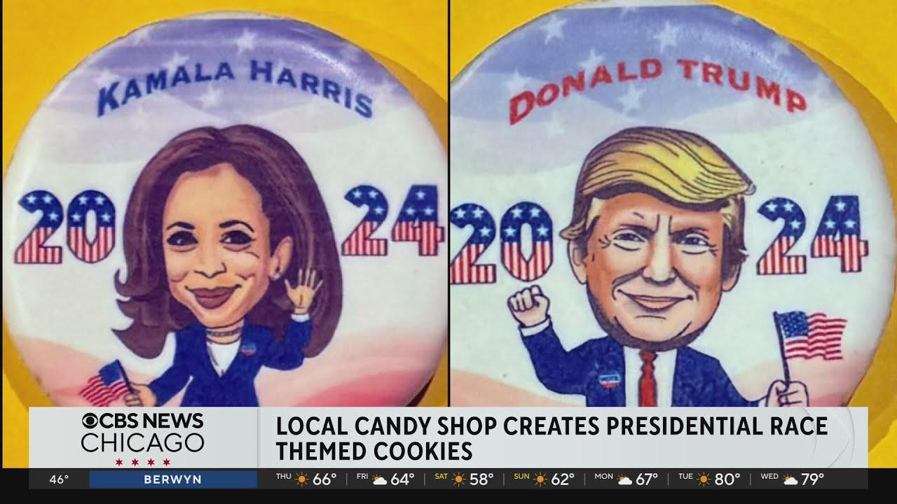 Chicago candy shop creates election-themed cookies in Chicago