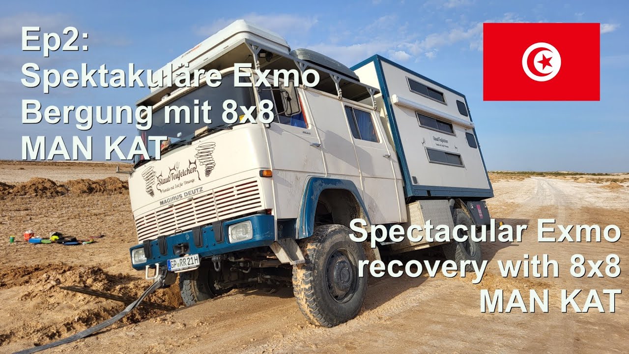 Ep2: Spektakuläre Exmo Bergung mit 8x8 MAN KAT / Spectacular Exmo recovery with 8x8 MAN KAT