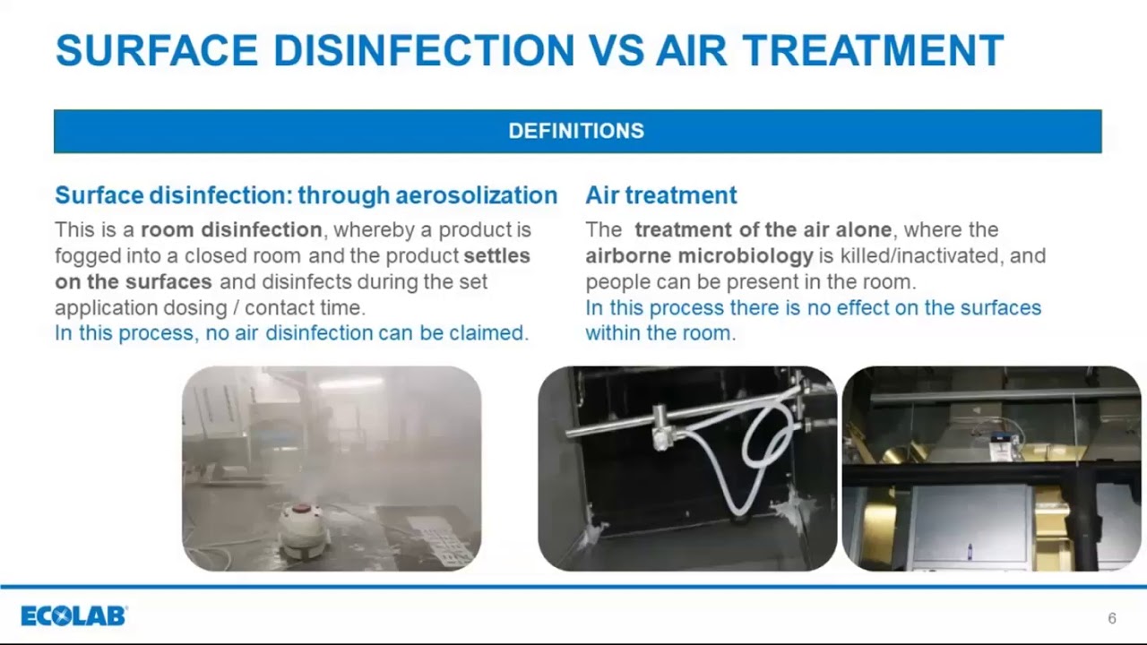 Online seminar about Air Hygiene in Food & Beverage Operations