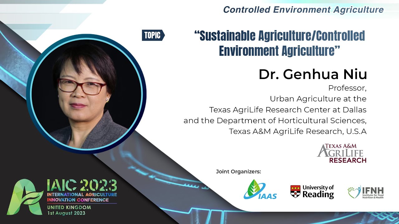IAIC 2023 - Sustainable Agriculture/Controlled Environment Agriculture