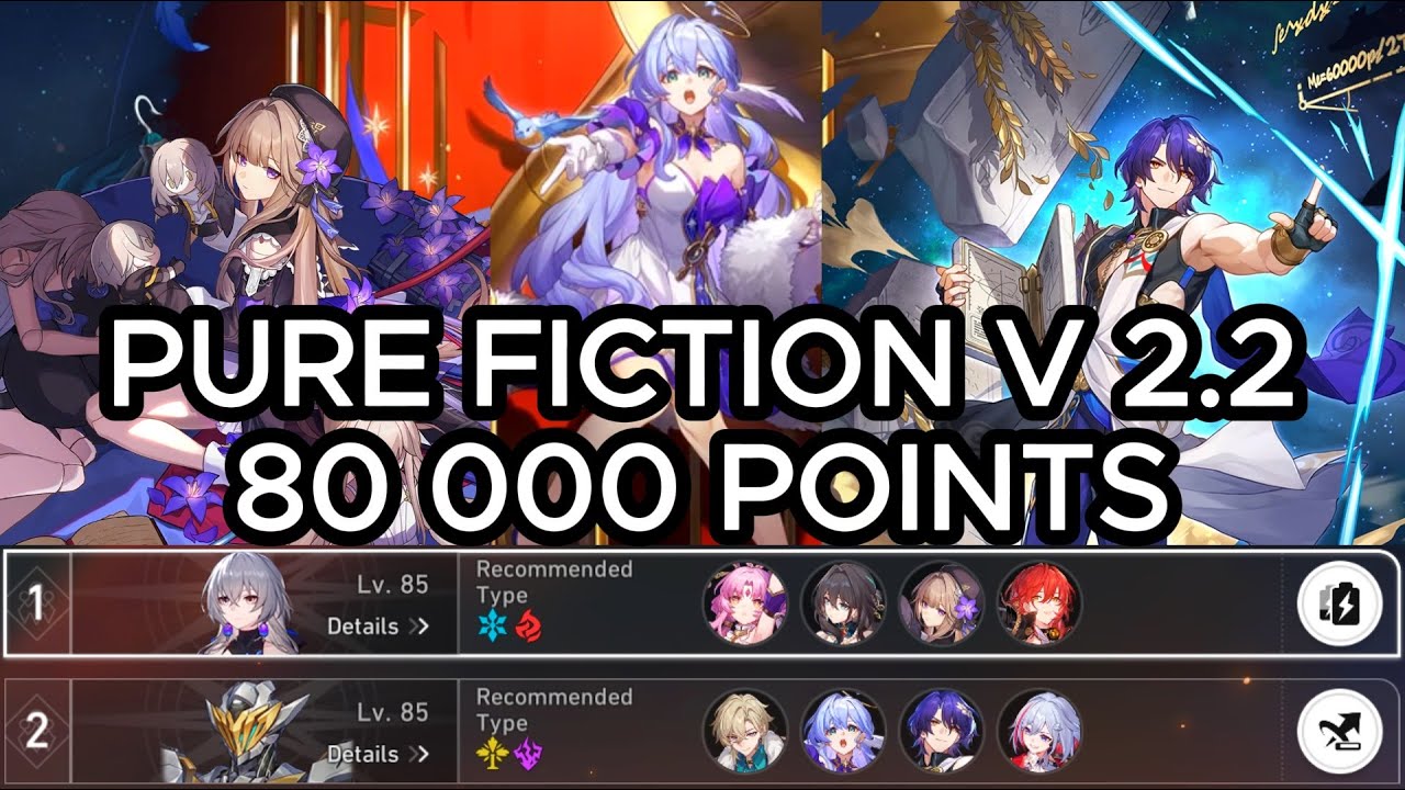 Double FUA Team  80k Pure Fiction v2.2  | Honkai Star Rail