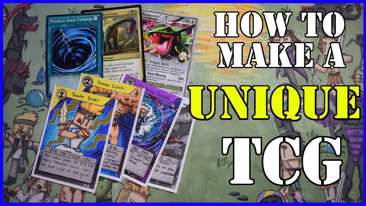 How to Make a UNIQUE Homemade TCG