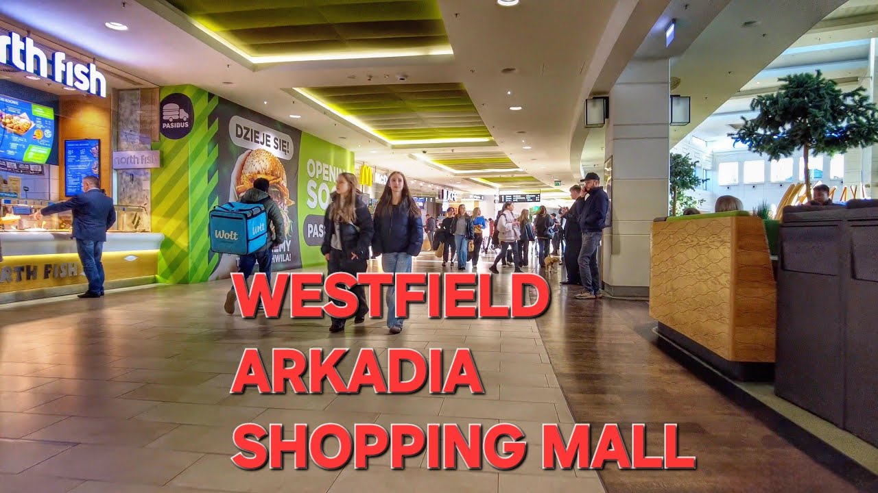 Life in Warsaw Poland walking tour : WESTFIELD ARKADIA SHOPPING MALL  NOVEMBER 4 , 2024