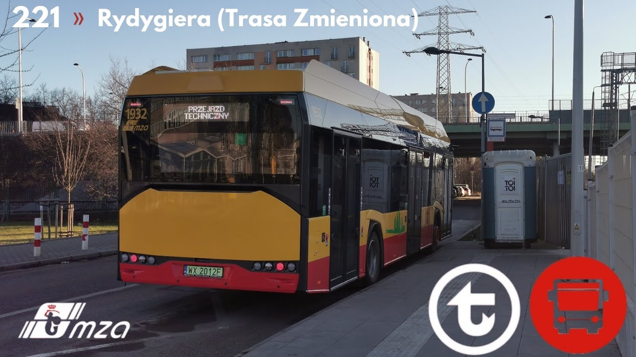 [Warszawa] [Solaris Urbino 12 Electric #1932] [MZA Warszawa] [linia 221 ➡️ Elbląska (TS)]