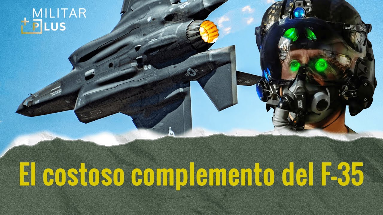 Conoce el costoso casco que complementa los caza F-35