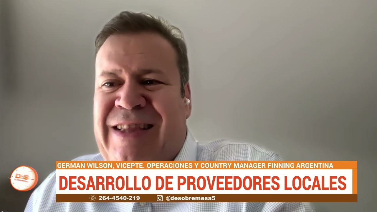 Germán Wilson, Vicepresidente y country manager de Finning, impulsa el desarrollo minero sostenible 