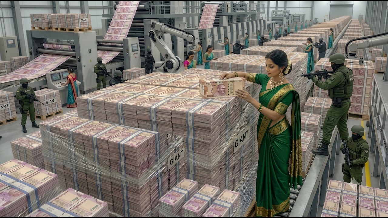 inside the Indian Rupee Factory: How India Produces its National Currency (Full Process)