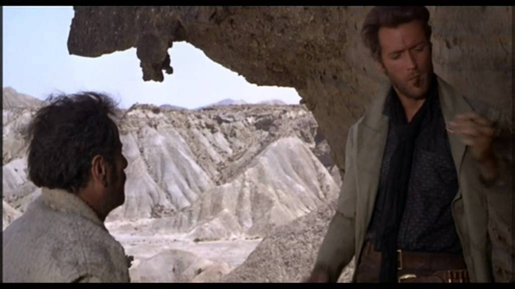 L'association entre Blondin et Tuco  in film le bon, la brute et le truand  extrait magnifique
