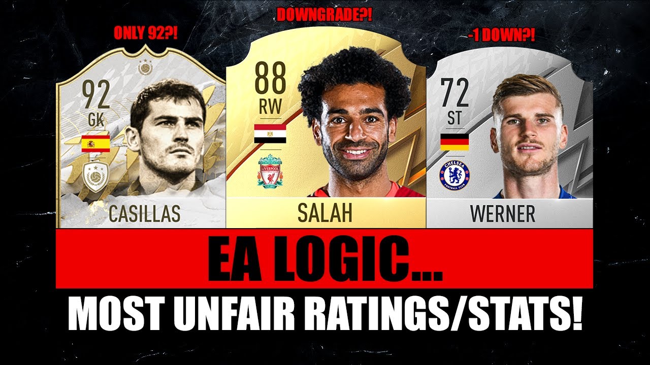 FIFA 22 | EA LOGIC... MOST UNFAIR & WRONG RATINGS/STATS! 😂🤦&zwj;♂️ ft. Casillas, Salah, Werner&hellip; etc