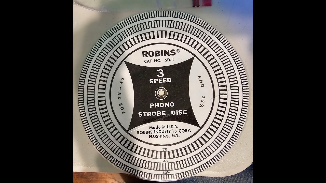 Comment v&eacute;rifier la vitesse de votre platine vinyle&nbsp;! Disque stroboscopique