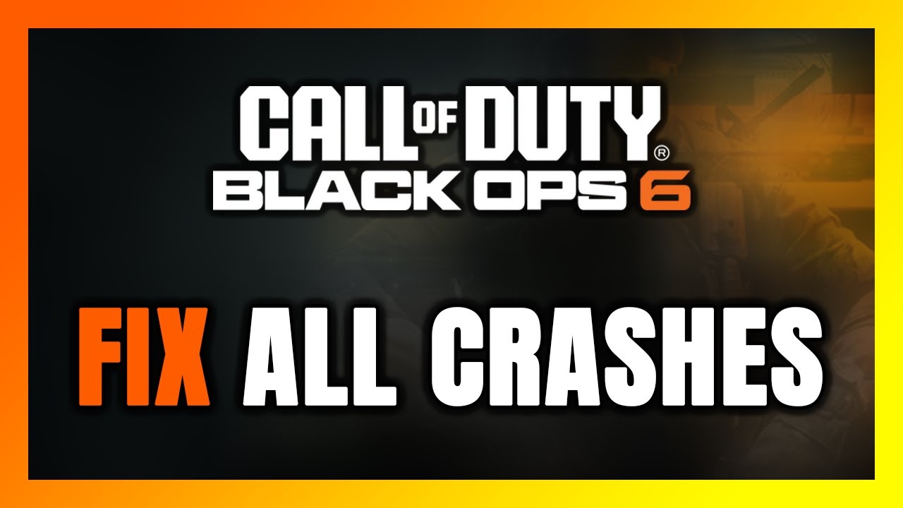 How to FIX Call of Duty: Black Ops 6 Crashing, Freezing, Not Launching, Stuck & Black Screen