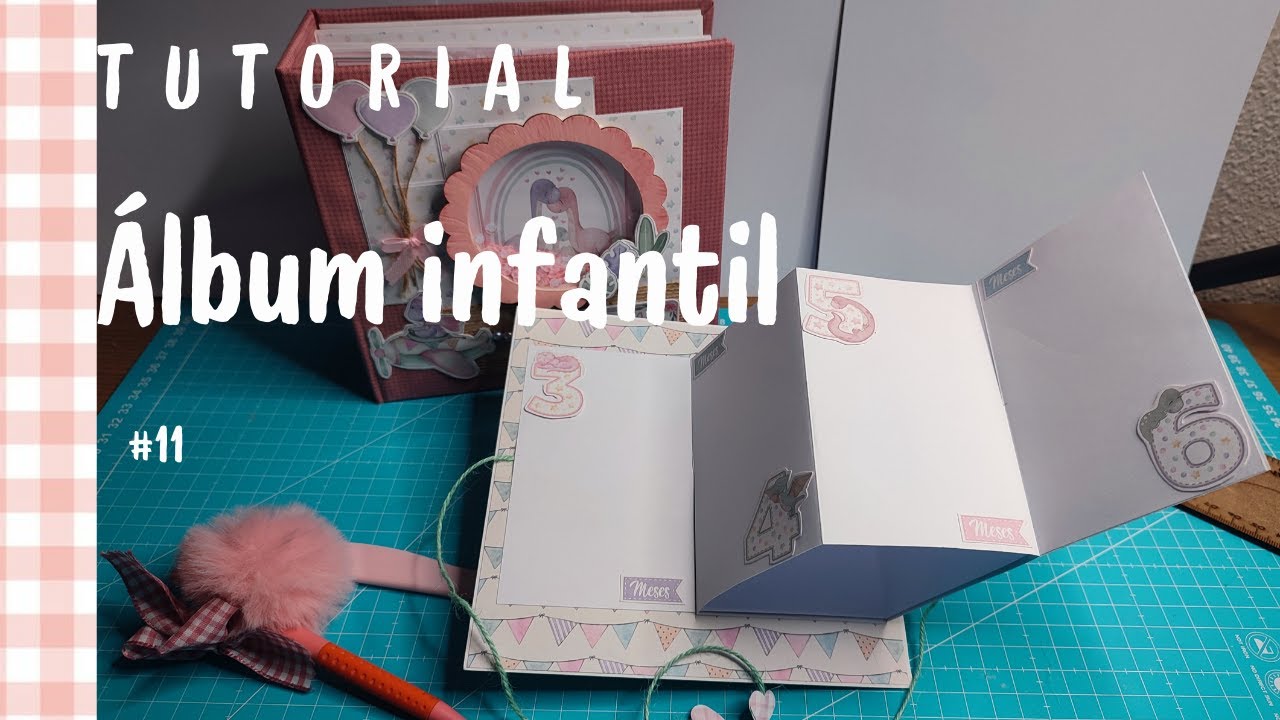 💖POP UP Deslizable doble paso a paso 🌸 Scrap creativo Álbum Infantil