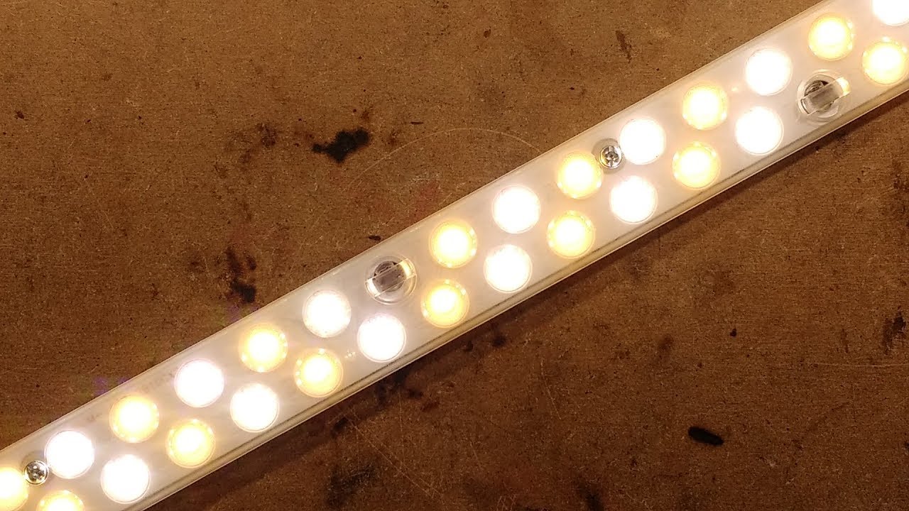 Colour temperature selectable LED strip.