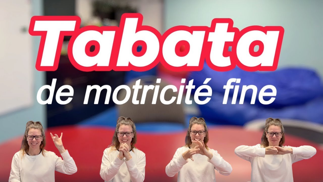 👌🏻 Tabata de MOTRICIT&Eacute; FINE (8 mouvements sans mat&eacute;riel)