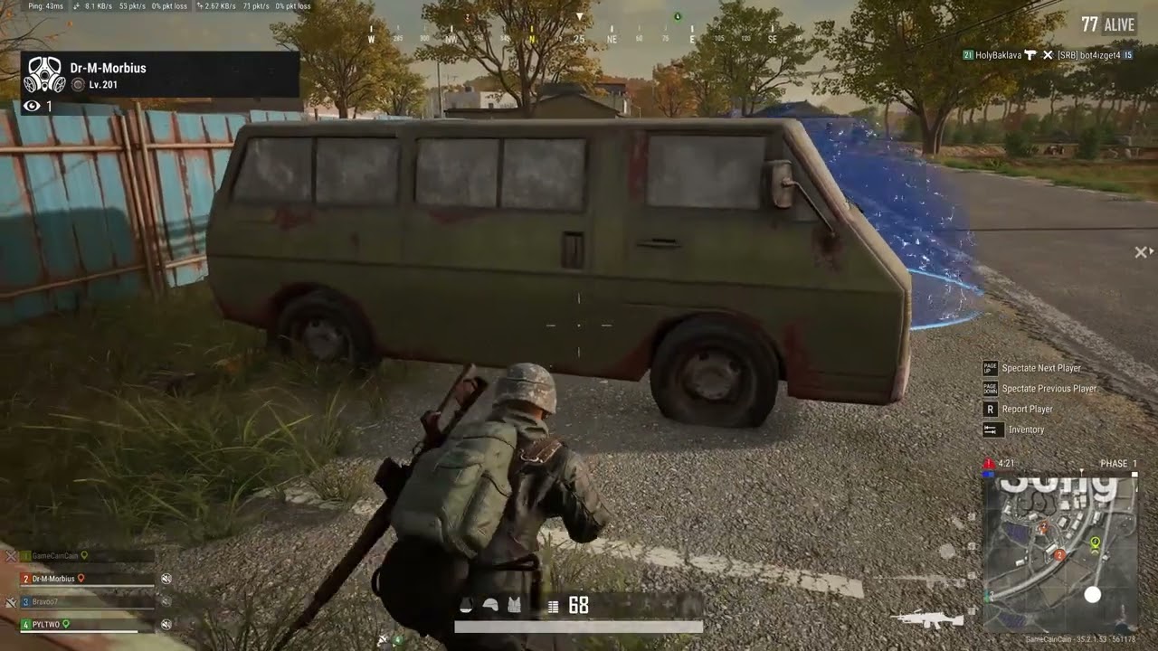 26-019-1854-PUBG-TAEGO-4 Men Squad Rank 20 Kill 0 Assist 0 (Ambush)