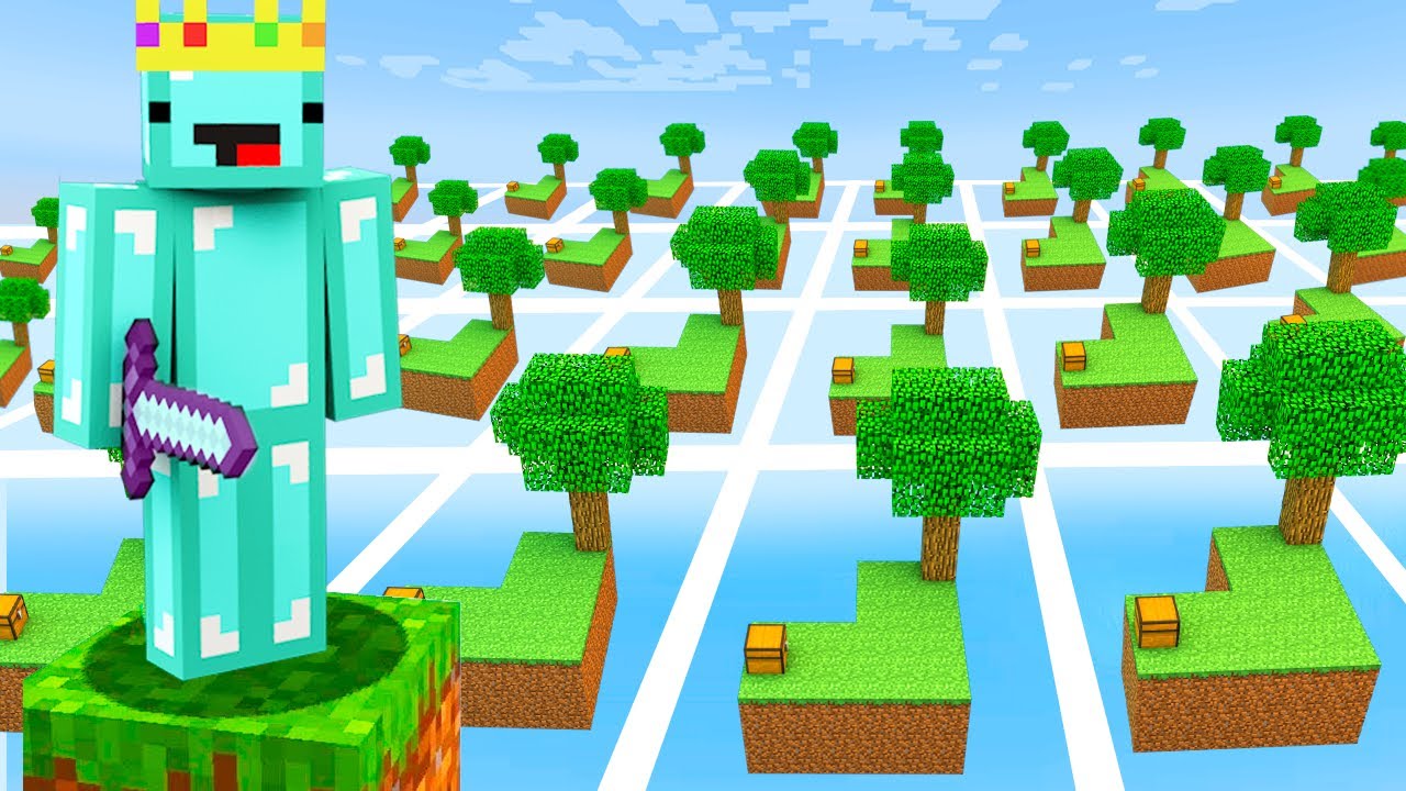 Я организовал Skyblock Challenge для 200 игроков!